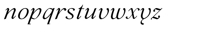 Lovelace Text Regular Italic Font LOWERCASE