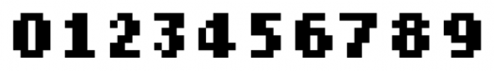 Lo-Res 9 Narrow Bold Font OTHER CHARS