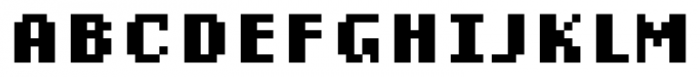 Lo-Res 9 Narrow Bold Font UPPERCASE