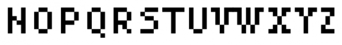 Lo-Res 9 Narrow Font UPPERCASE