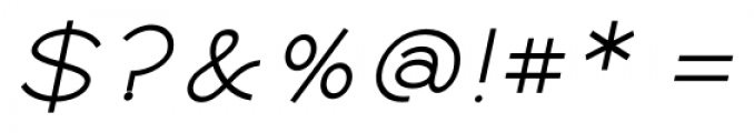 Logo Sans  DemiBold Italic Font OTHER CHARS