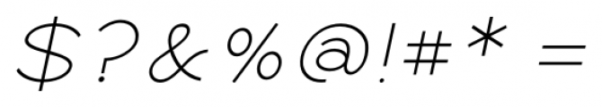 Logo Sans  Italic Font OTHER CHARS