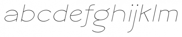 Logo Sans  Light Italic Font LOWERCASE