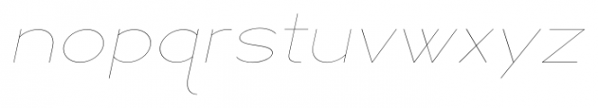 Logo Sans  Thin Italic Font LOWERCASE