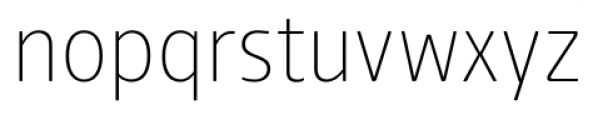 Lolita ExtraLight Font LOWERCASE