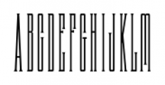 Long And Thin Initials JNL Regular Font UPPERCASE