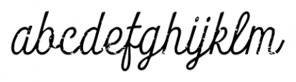 Look Script Rough Light Font LOWERCASE