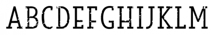 Look Serif Rough Light Font UPPERCASE