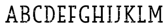 Look Serif Rough Light Font LOWERCASE