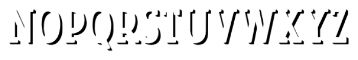 Look Serif Shadow Light Font UPPERCASE