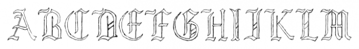 Lore Nokturnia-hollow Font UPPERCASE