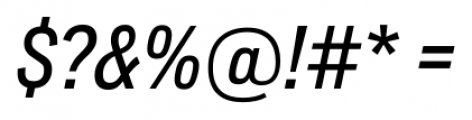 Lorimer No 2 Medium Italic Font OTHER CHARS