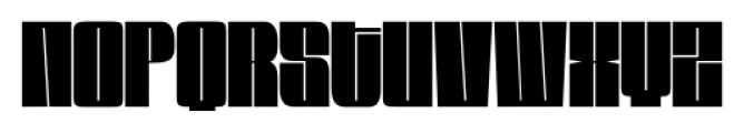 Loudine  Condensed Font UPPERCASE