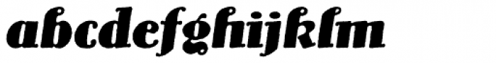 Lo-Type BQ Medium Italic Font LOWERCASE