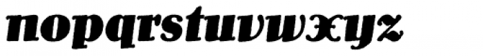 Lo-Type BQ Medium Italic Font LOWERCASE