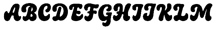 Loabura Font UPPERCASE