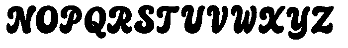 Loabura Font UPPERCASE
