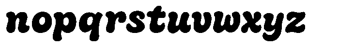 Loabura Font LOWERCASE
