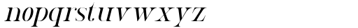 Loadkew Italic Font LOWERCASE
