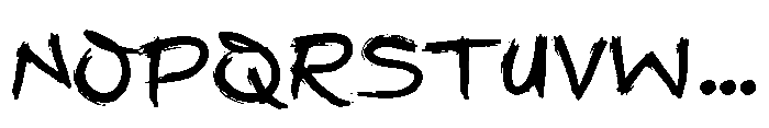 Lobstar Font UPPERCASE