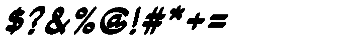 Loceane Bold Italic Font OTHER CHARS
