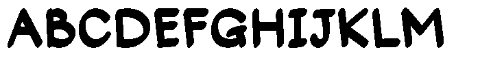 Loceane Bold Font UPPERCASE