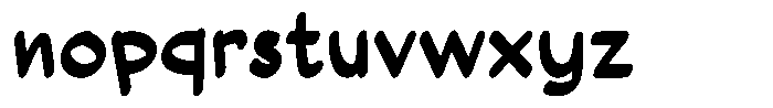 Loceane Bold Font LOWERCASE
