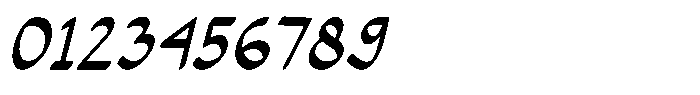 Loceane Italic Font OTHER CHARS