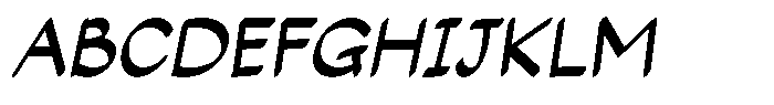 Loceane Italic Font UPPERCASE