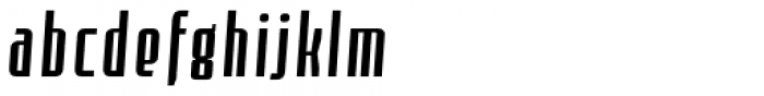 Loch Khas Demi Bold Italic Font LOWERCASE