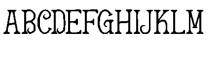Lochta Decorative Lochta Regular Font UPPERCASE