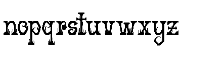 Lochta Decorative Regular Font LOWERCASE