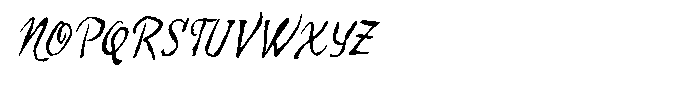 Locked Whisper Italic Script Font UPPERCASE