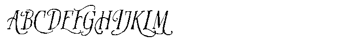 Locked Whisper Italic Serif Font UPPERCASE