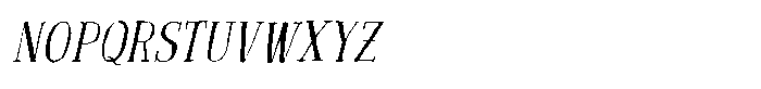 Locked Whisper Italic Serif Font LOWERCASE