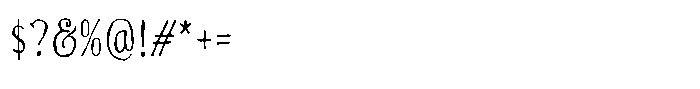 Locked Whisper Script Font OTHER CHARS