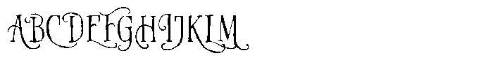Locked Whisper Serif Font UPPERCASE