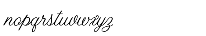 Lockhart Regular Font LOWERCASE