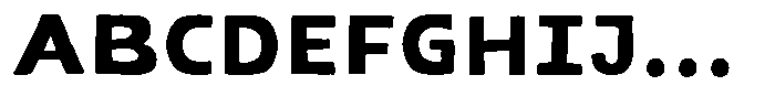 Lockride Sans Font UPPERCASE