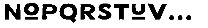 Lockride Sans Font LOWERCASE