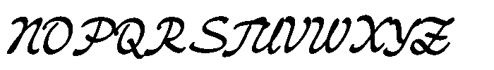 Lockride Script Font UPPERCASE