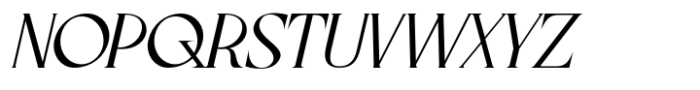 Locrian Italic Font UPPERCASE