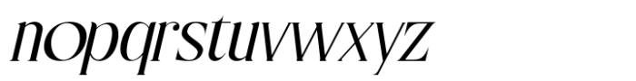 Locrian Italic Font LOWERCASE