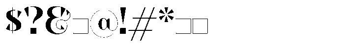 Locusta Banner Font OTHER CHARS
