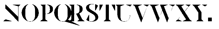 Locusta Banner Font UPPERCASE