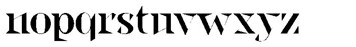 Locusta Banner Font LOWERCASE