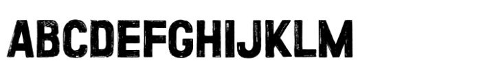 Lodgepole Regular Grit Font UPPERCASE