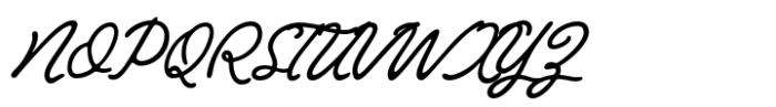 Lodiane Script Font UPPERCASE