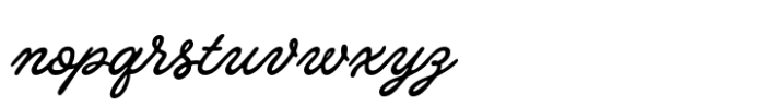 Lodiane Script Font LOWERCASE