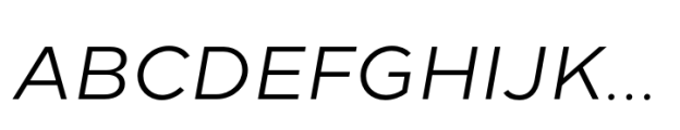 Loew Next Italic Font UPPERCASE